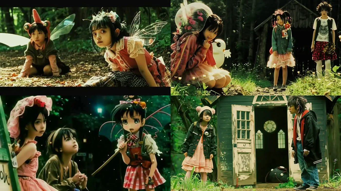 Enchanted Whimsy in a Saturated Forestscape - Midjourney sref style