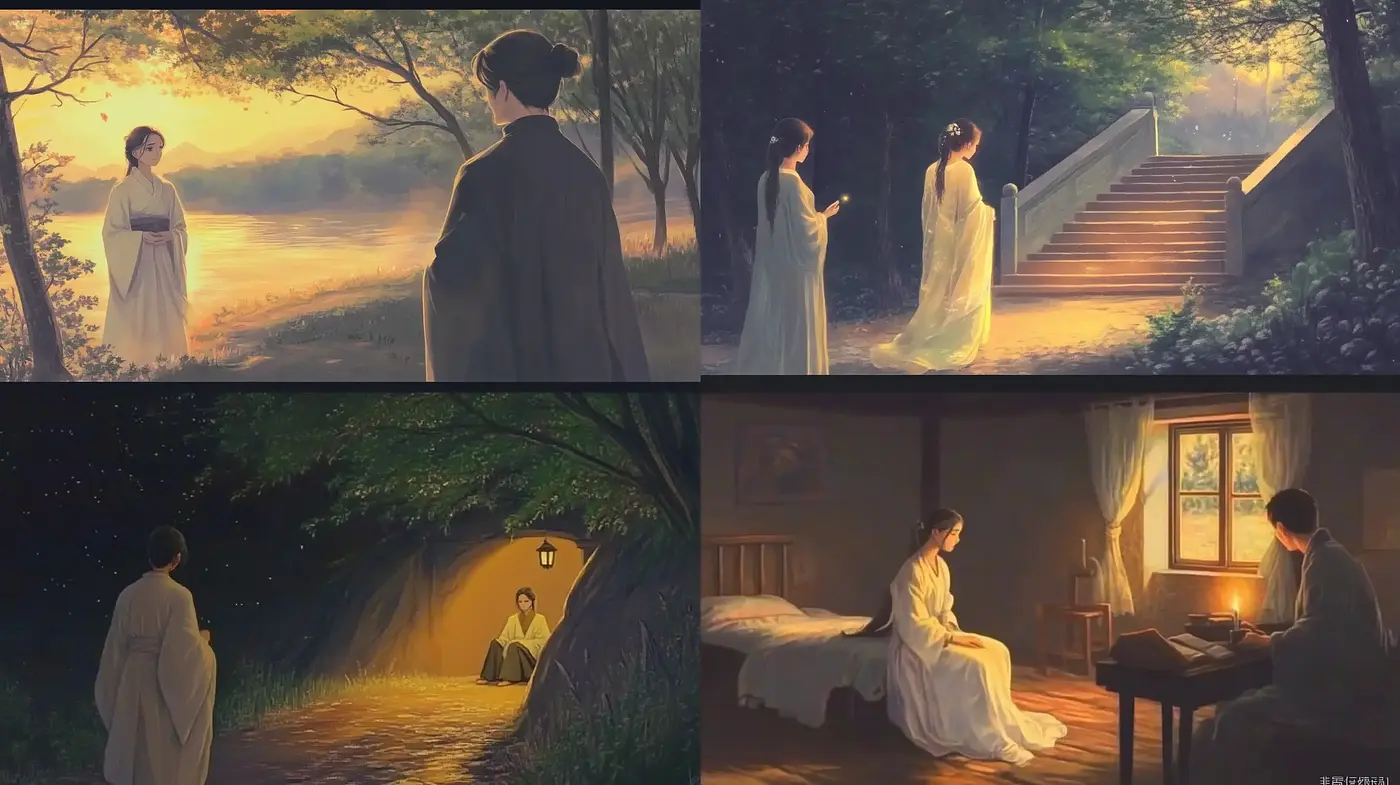 Ethereal Twilight: A Harmonious Blend of Serenity and Warmth in Digital Art - Midjourney sref style