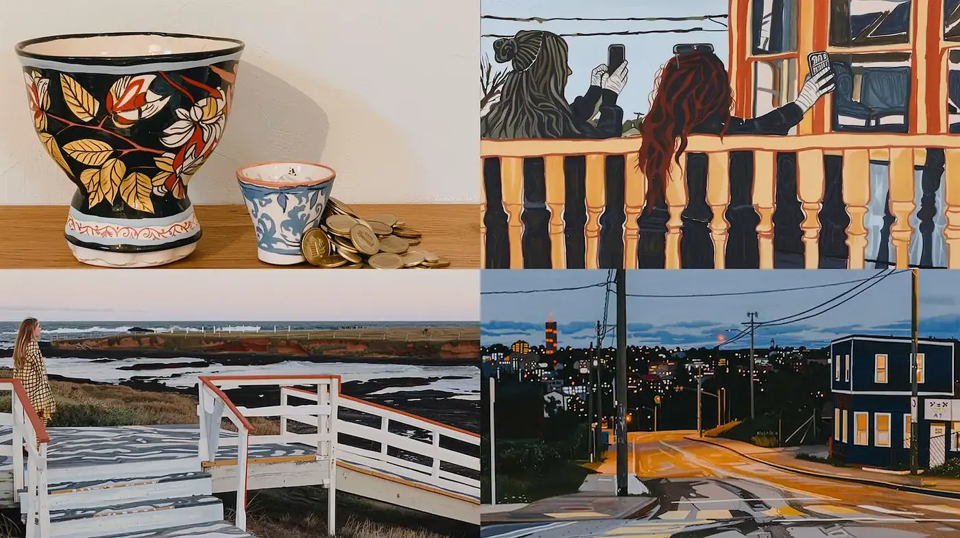 Contemporary Illustrative Realism with a Cozy Vibe - Midjourney sref style