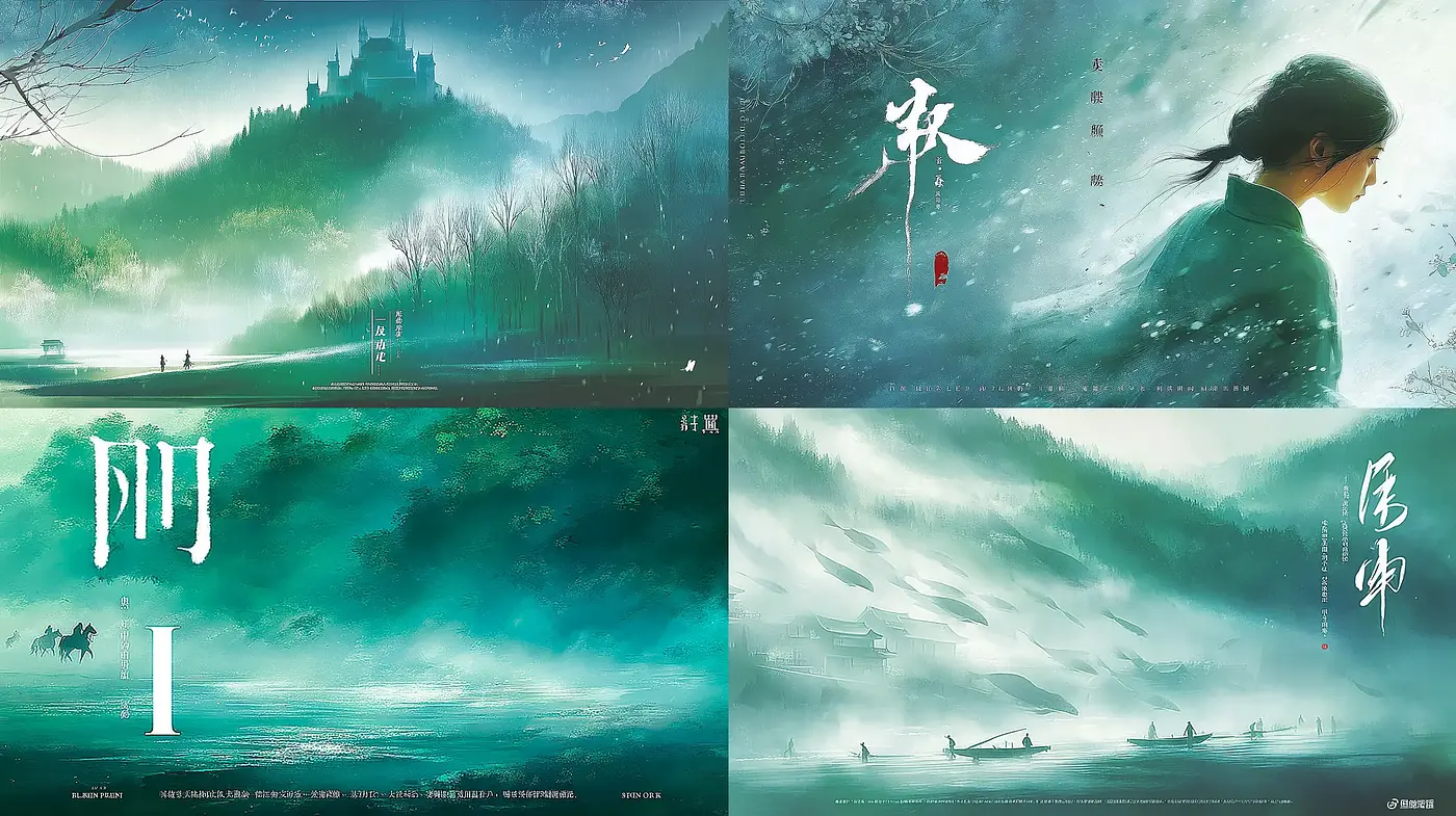 Dreamlike and Ethereal Landscape with Mystical Ambiance - Midjourney sref style