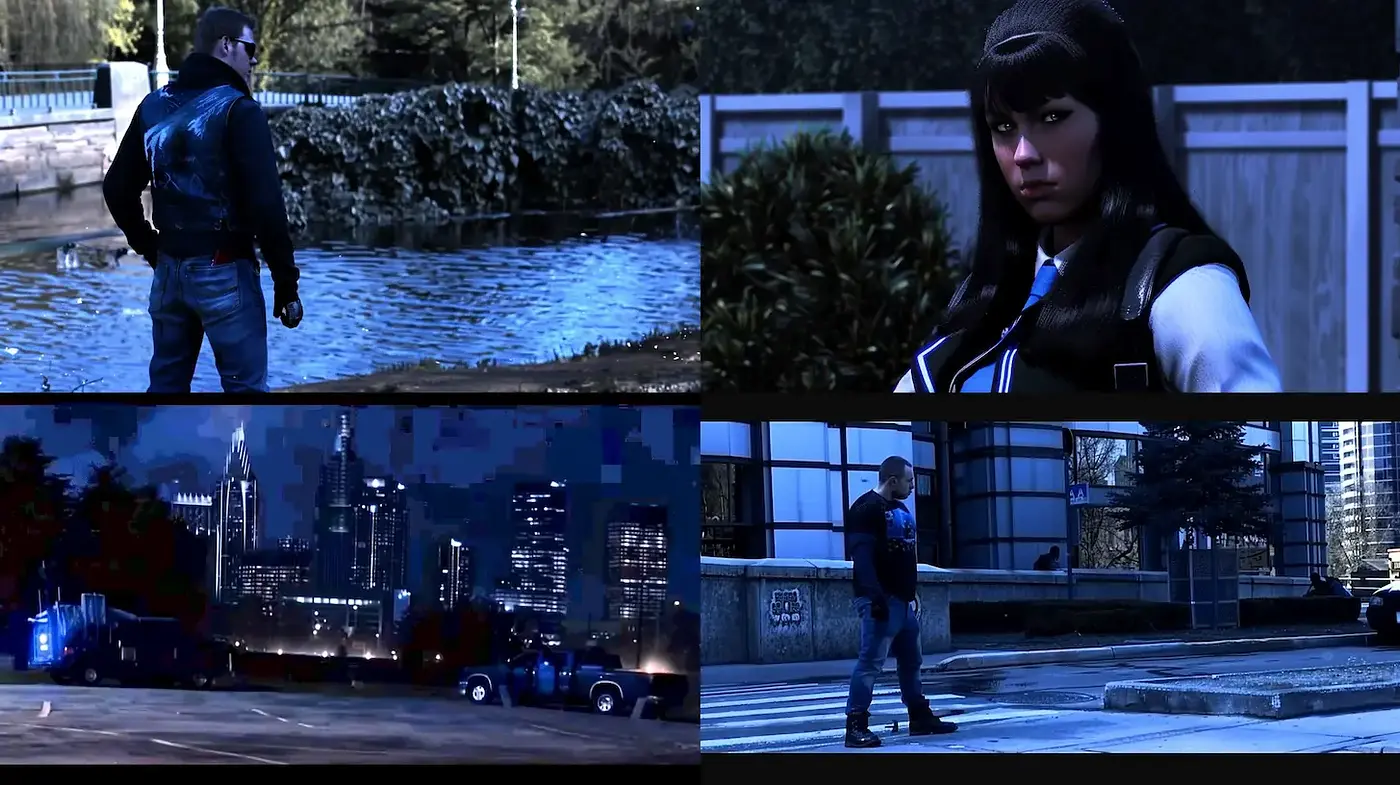Cinematic Urban Futurism with a Gritty Edge - Midjourney sref style
