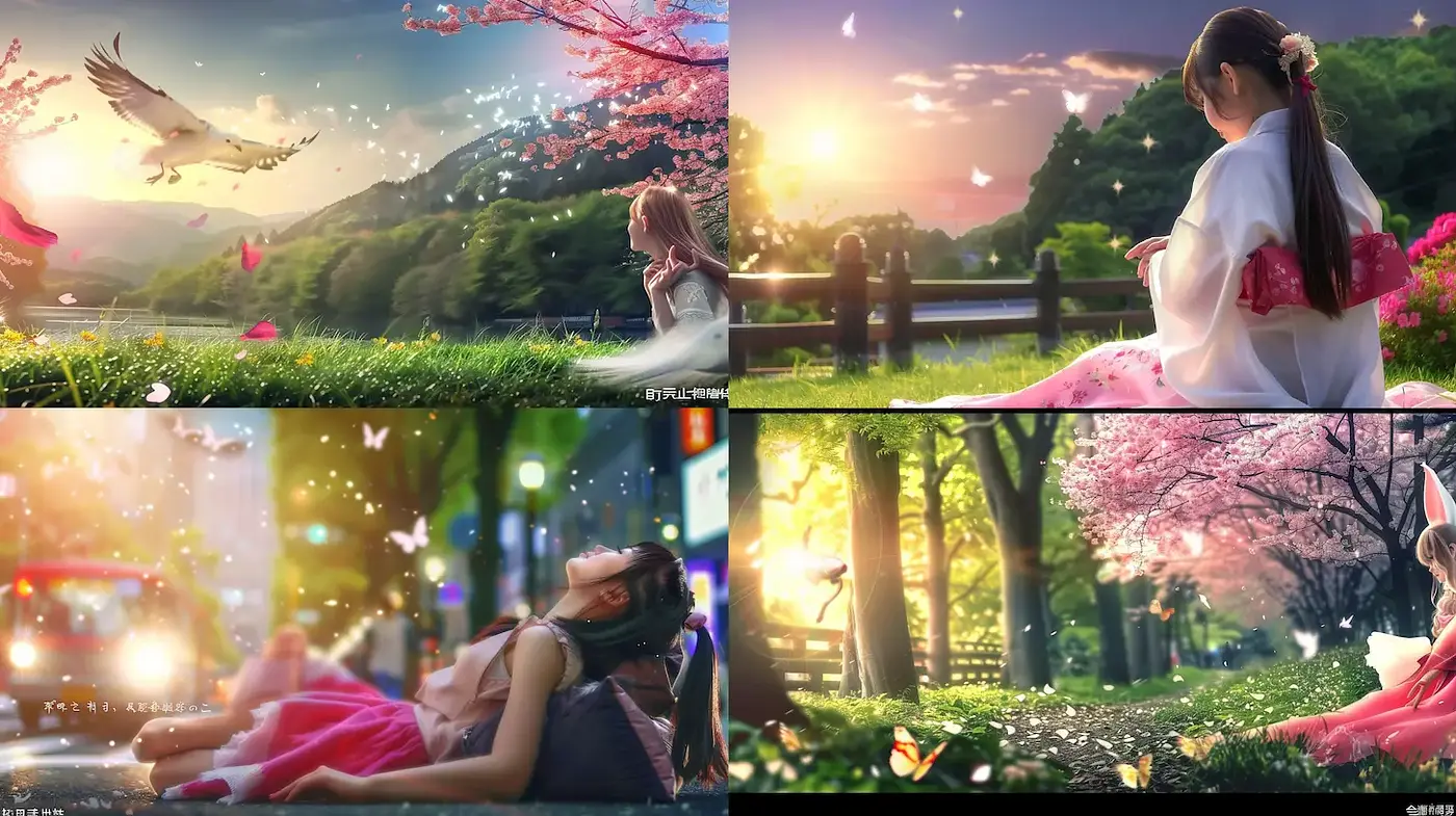 Ethereal and Dreamlike Landscapes with Whimsical Elements - Midjourney sref style