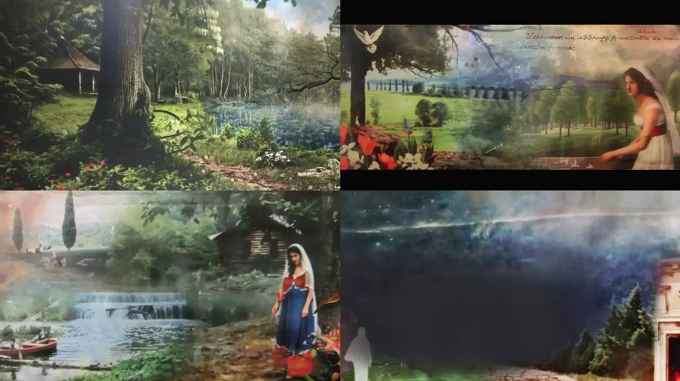 Mystical Nature Dreamscapes with Ethereal Overtones - Midjourney sref style