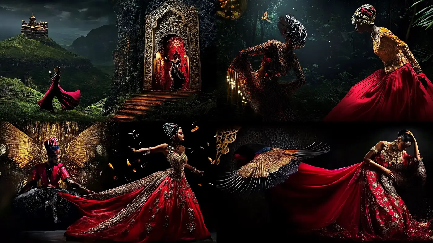 Ethereal Elegance in Dark Fantasy Realism - Midjourney sref style