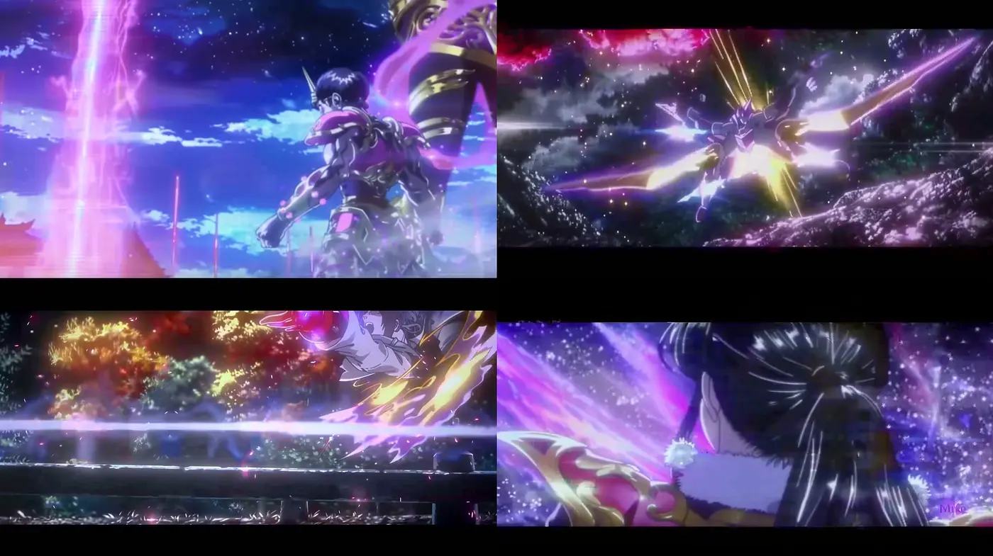 Cosmic Fantasy Burst: A Harmony of Vivid Anime-Inspired Visuals - Midjourney sref style