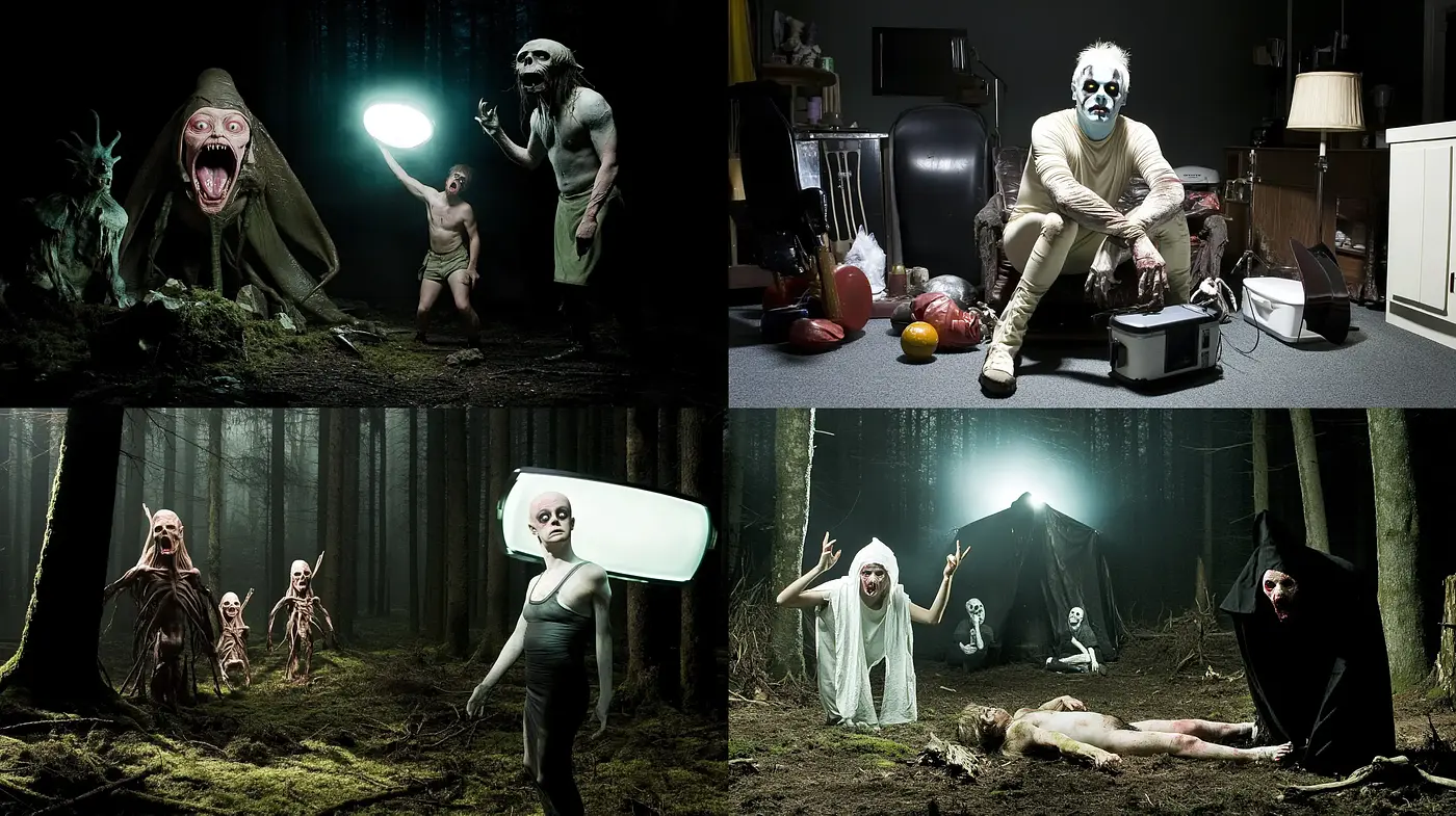 Surreal Macabre Theater: An Homage to the Dark Avant-garde - Midjourney sref style