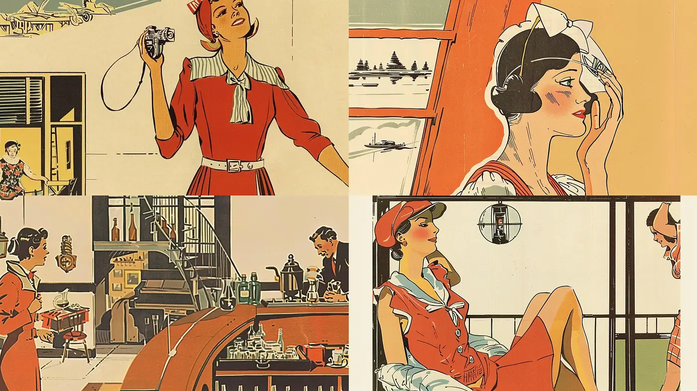 Timeless Elegance of Art Deco Revival - Midjourney sref style
