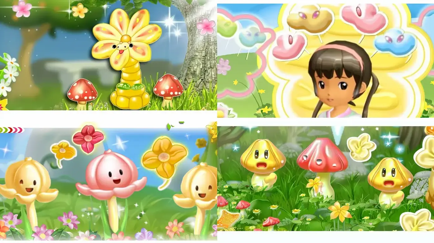 Whimsical and Cheerful Digital Artwork with Vibrant Elements - Midjourney sref style