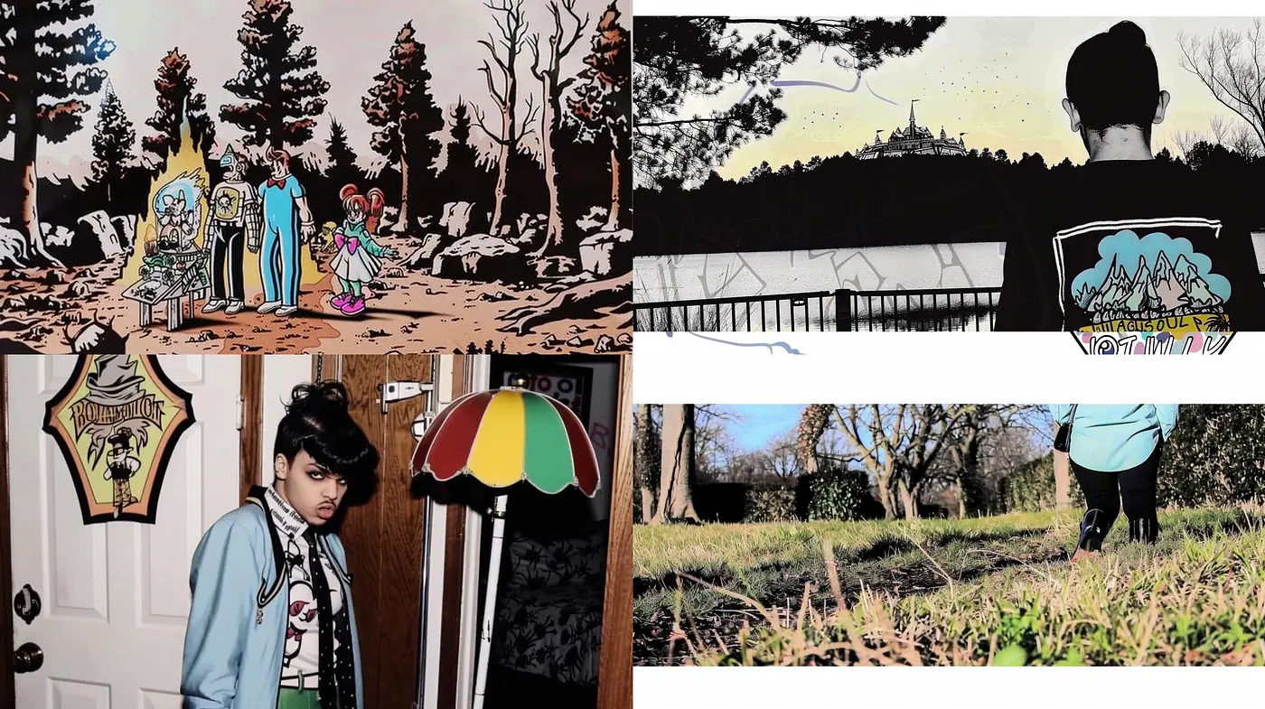 Consistently Stylized Nostalgic Fusion with Graphic Novel Influences - Midjourney sref style