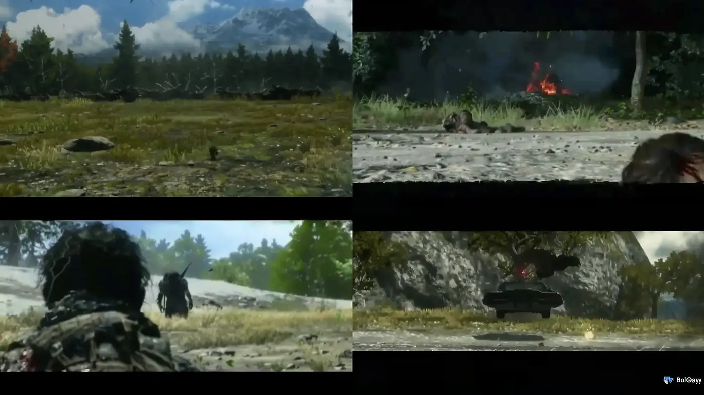 Cinematic Realism with a Grayscale to Verdant Spectrum - Midjourney sref style