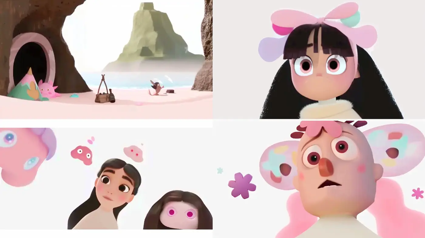 Whimsical Dreamscapes: Soft Textures and Pastel Imaginings - Midjourney sref style