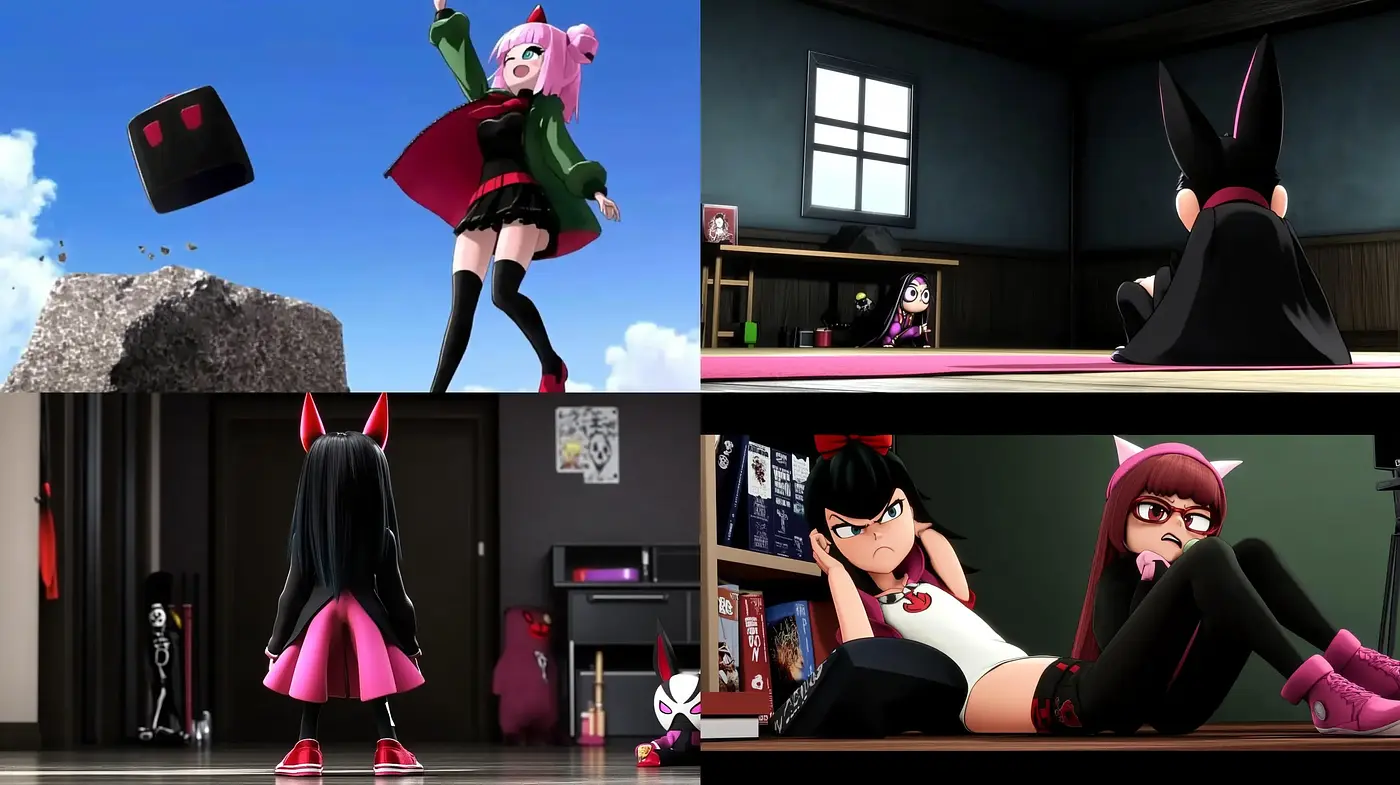 Contemporary Digital Anime-style Rendering with Bold Contrasts - Midjourney sref style