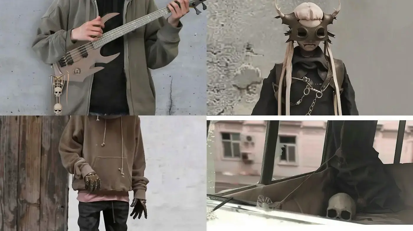 Mysterious and Eerie Aesthetic with Urban Influences - Midjourney sref style