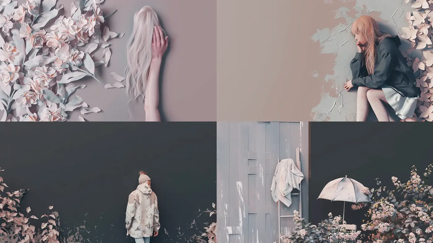 Ethereal Melancholia: A Subdued Exploration of Human Solitude - Midjourney sref style