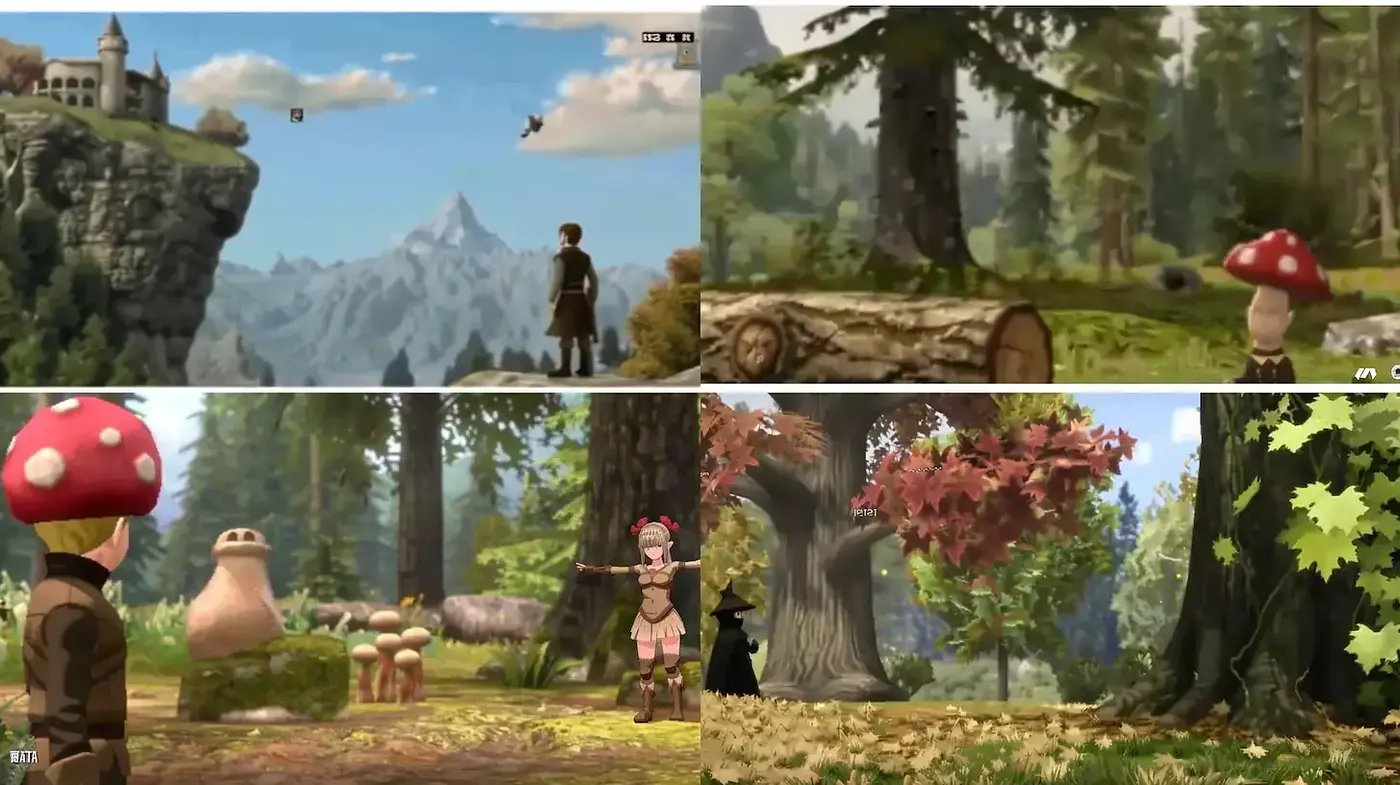Whimsical Adventure Inspired by Nature with a Touch of Fantasy - Midjourney sref style