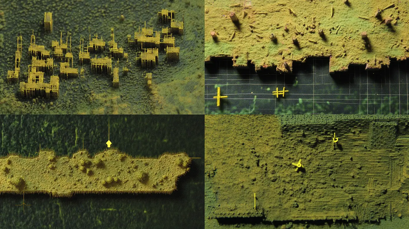 Abstract Textural Fusion with Earthy Undertones - Midjourney sref style