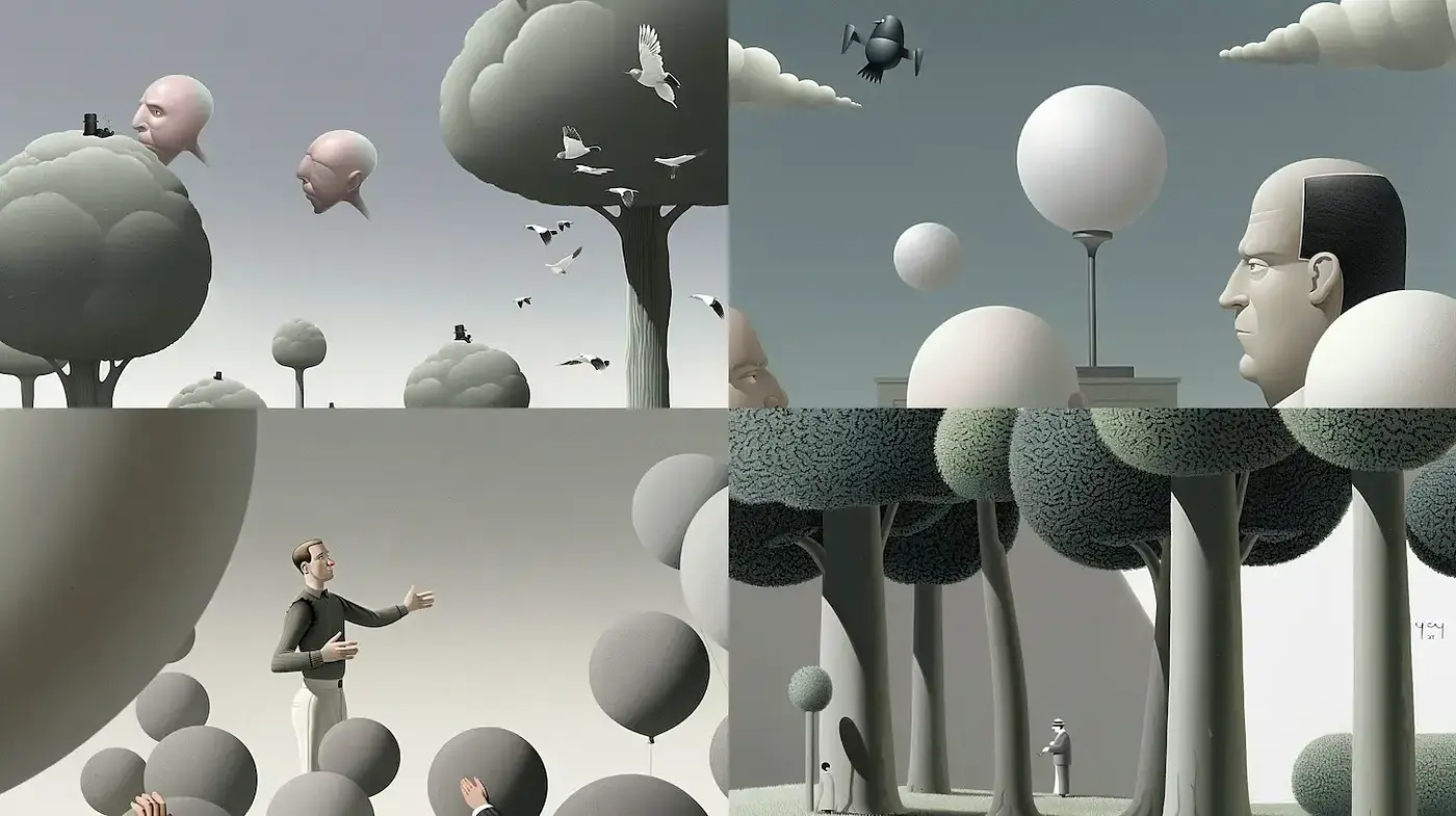 Surrealistic Dreamscapes with Ethereal Palette - Midjourney sref style