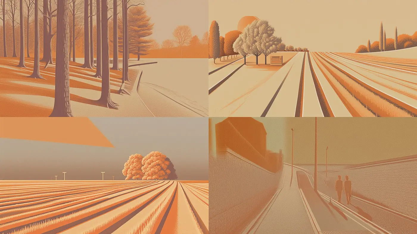 Monochrome Sepia Visions: A Homogeneous Study in Style and Mood - Midjourney sref style