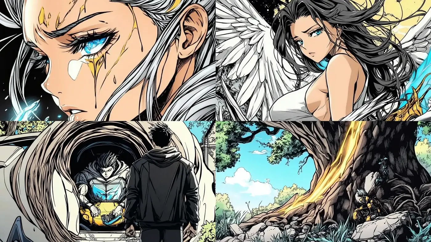 Vibrant Anime-Inspired Dynamic Illustrations - Midjourney sref style