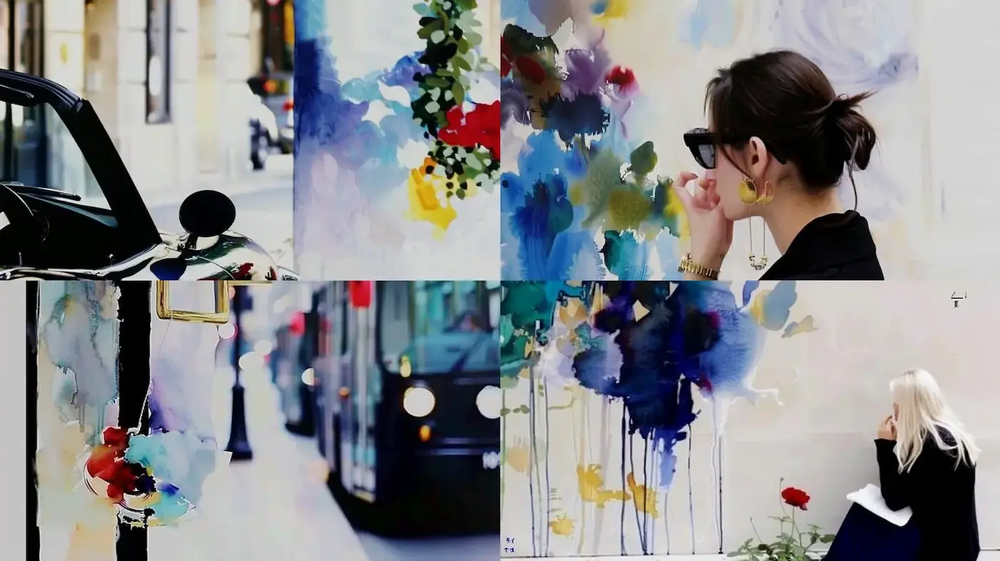 Vivid yet Soft Watercolor Impressionism with Contemporary Charisma - Midjourney sref style