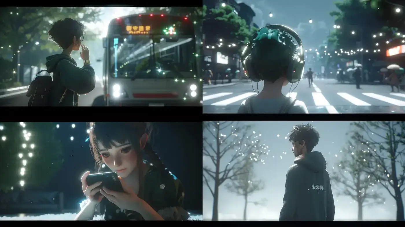 Cinematic Urban Fantasy with Soft Lighting and Ethereal Quality - Midjourney sref style