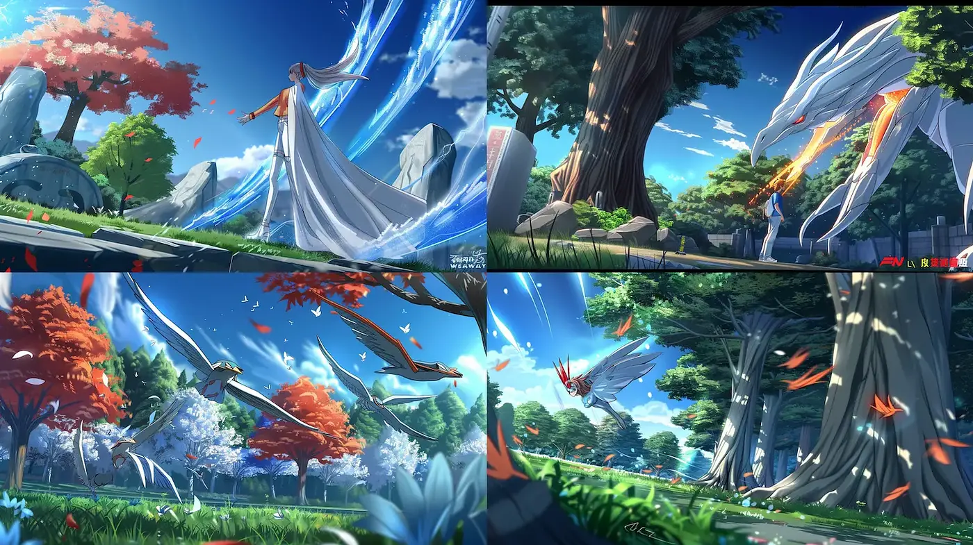 Serene and Enchanted Landscapes with Ethereal Elements - Midjourney sref style