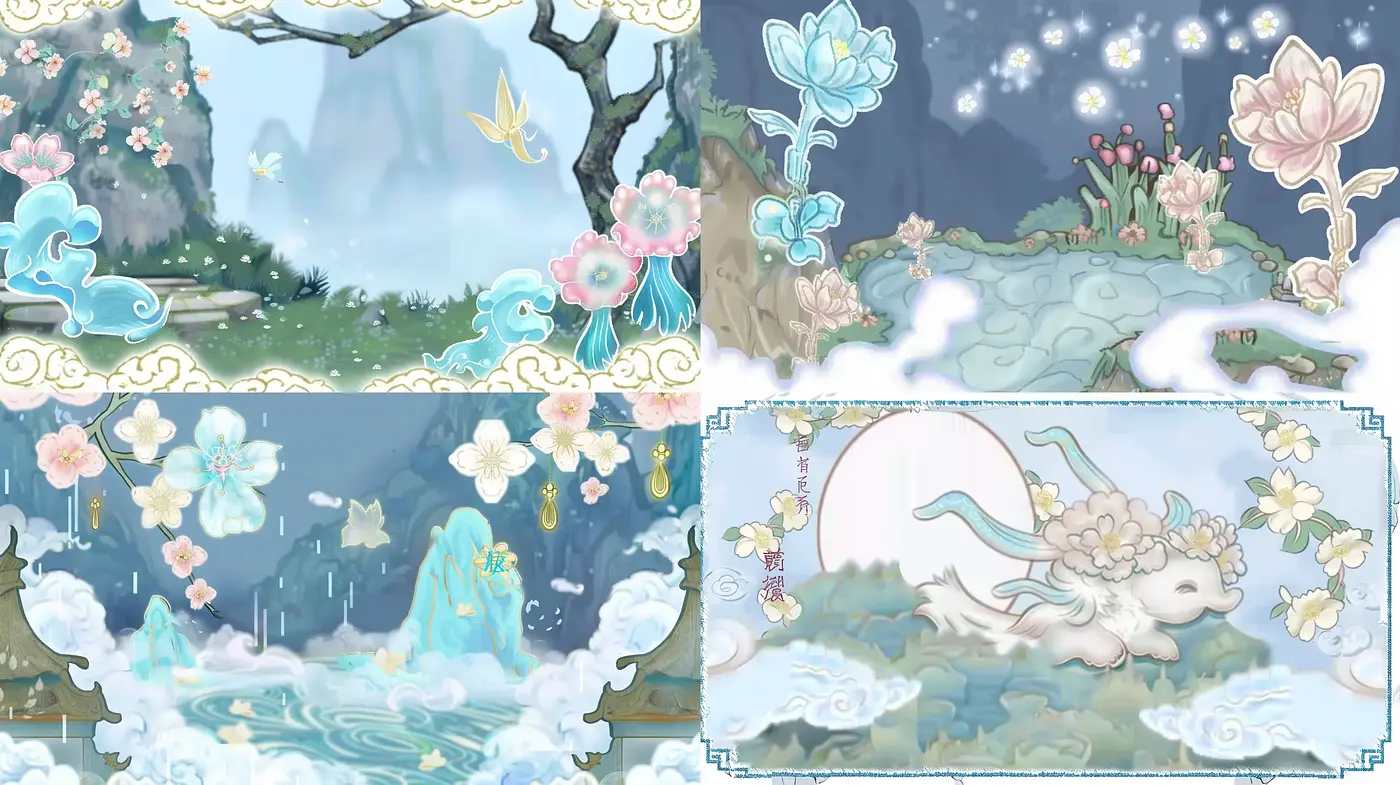 Enchanted Ethereal Gardens: A Dreamlike Watercolor Fantasy - Midjourney sref style