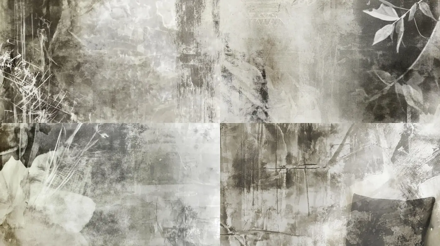 Monochromatic Ethereal Textures: A Homage to Antiquity in Visual Art - Midjourney sref style