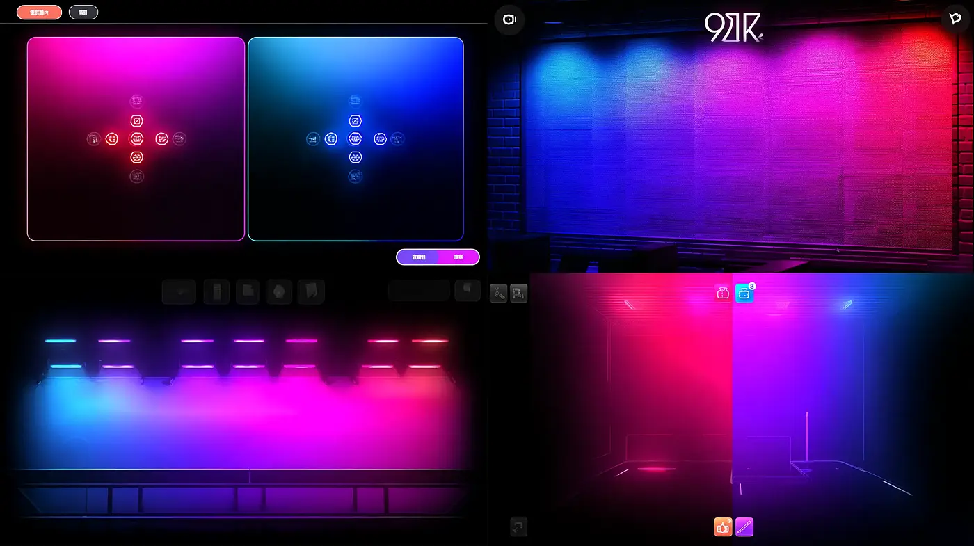 Futuristic Neon Aesthetic with Dynamic Lighting Effects - Midjourney sref style
