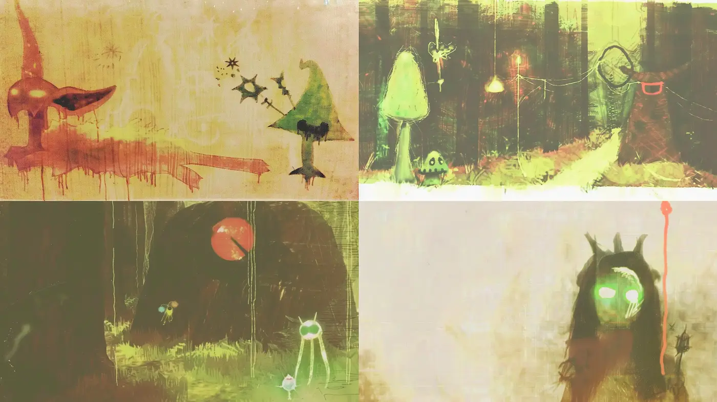 Ethereal Dreamscape Harmony: A Fusion of Surrealism and Earthy Textures - Midjourney sref style