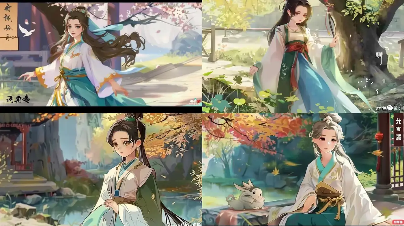 Serene and Ethereal Imagery with Traditional Influences - Midjourney sref style