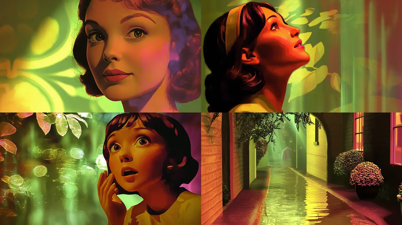 Surreal Luminance: A Contemporary Vision of Stylized Realities - Midjourney sref style