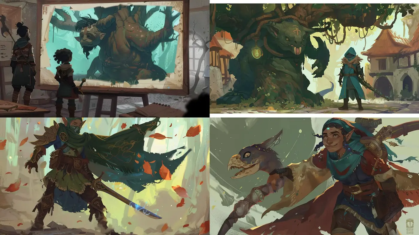 Ethereal Fantasy Brushwork - Midjourney sref style