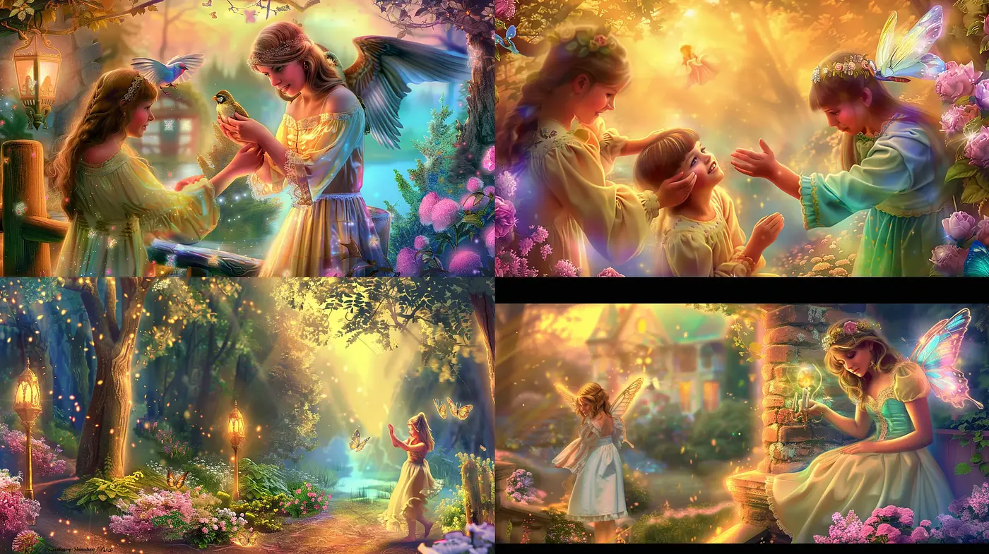 Enchanted Twilight: A Consistent Surreal Fairytale Ambience - Midjourney sref style