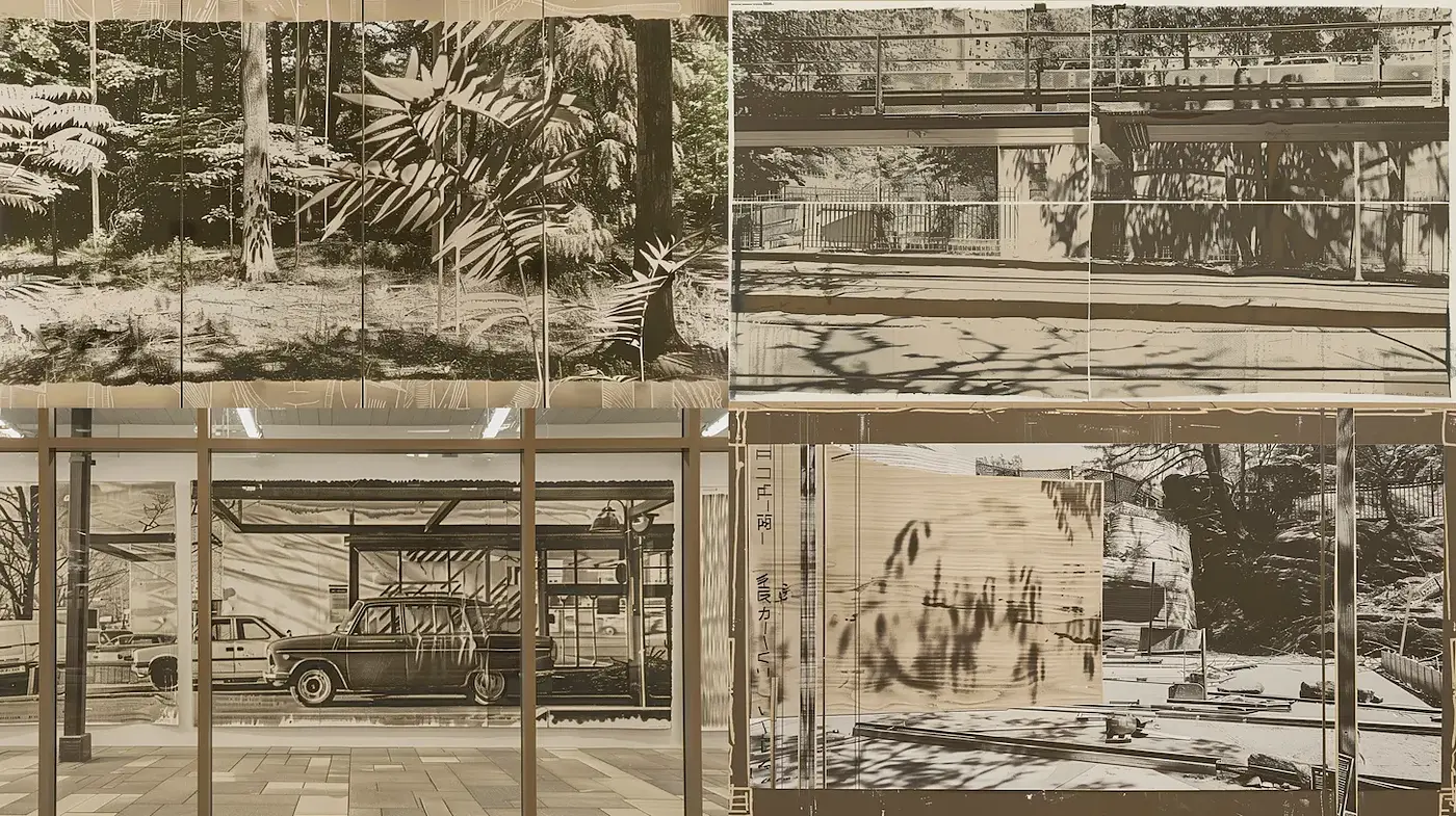 Mixed Media Realism with a Retro Urban Aesthetic - Midjourney sref style