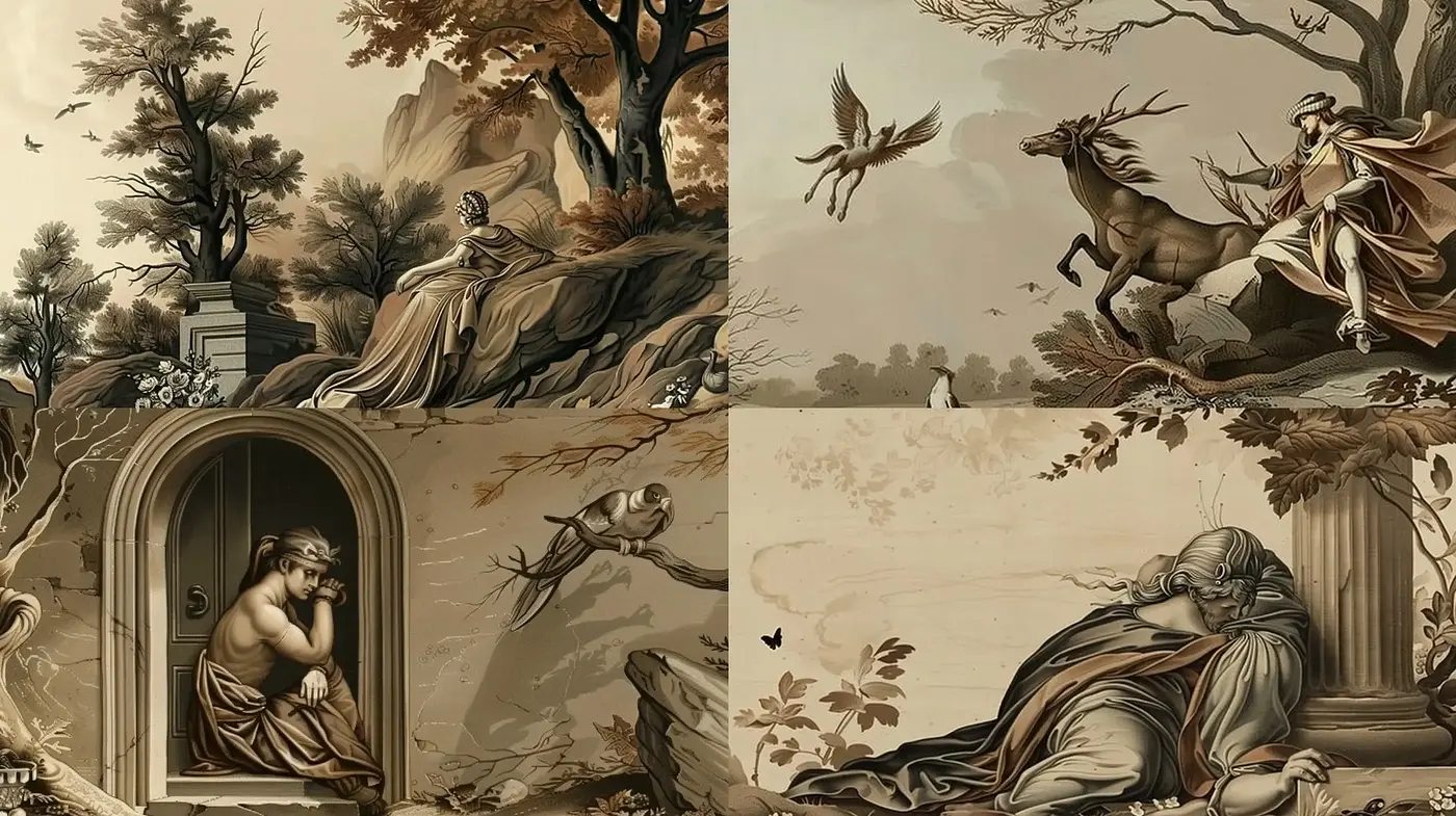 Neoclassical Reverie: An Homage to the Grace and Elegance of 18th Century Art - Midjourney sref style