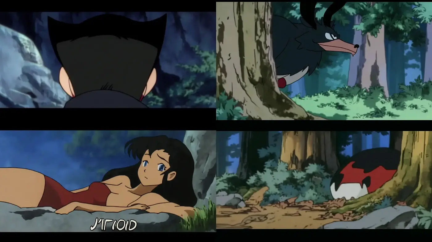 Enchanted Forest Anime Adventure: A Homage to Miyazaki's Animation Style - Midjourney sref style