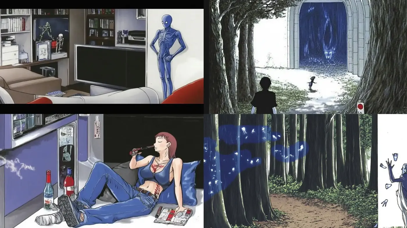 Enigmatic Elegance in Stylized Animation - Midjourney sref style