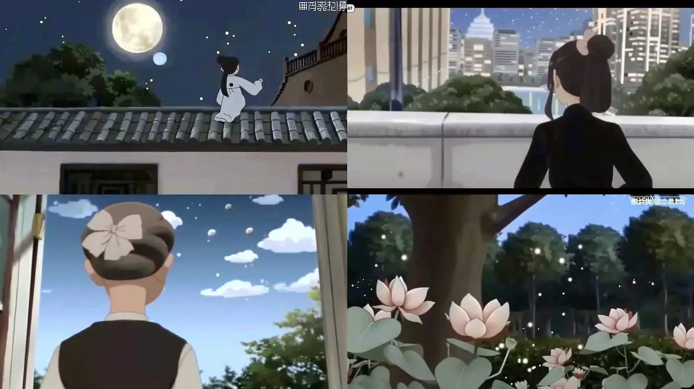 Stylized Narrative Art Inspired by Japanese Animation with a Serene Atmosphere - Midjourney sref style