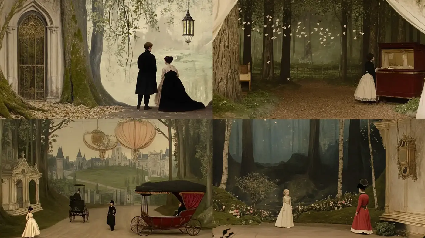 Timeless Elegance of a Bygone Era in Painterly Hues - Midjourney sref style