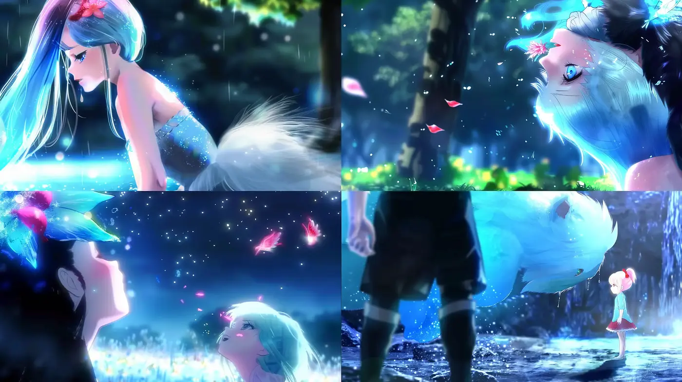 Ethereal Midnight Dreams in Luminous Hues - Midjourney sref style