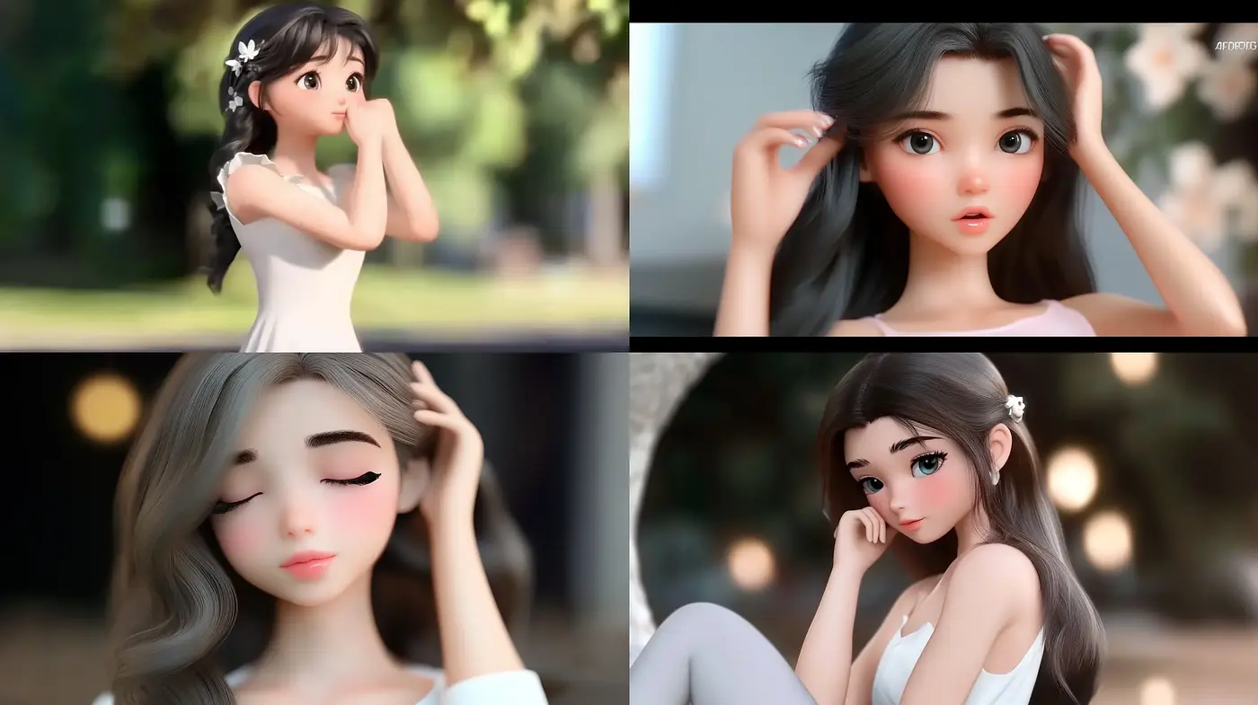 Softly Rendered Ethereal Anime Portraiture - Midjourney sref style