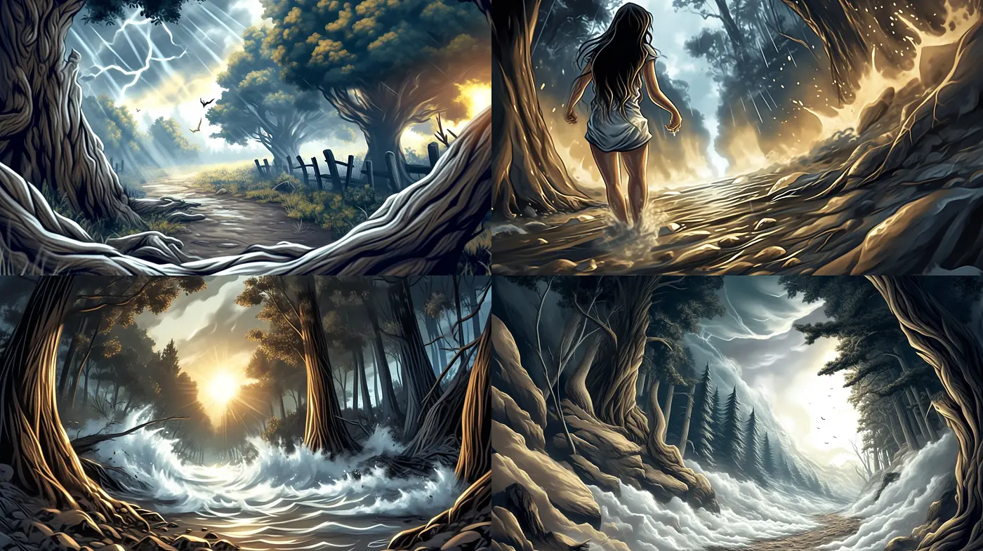 Luminous Ethereal Forestry: An Artistic Exercise in Enchanted Wilderness and Light - Midjourney sref style
