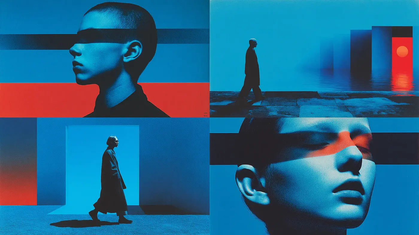 Futuristic Minimalism with a Surreal Edge - Midjourney sref style