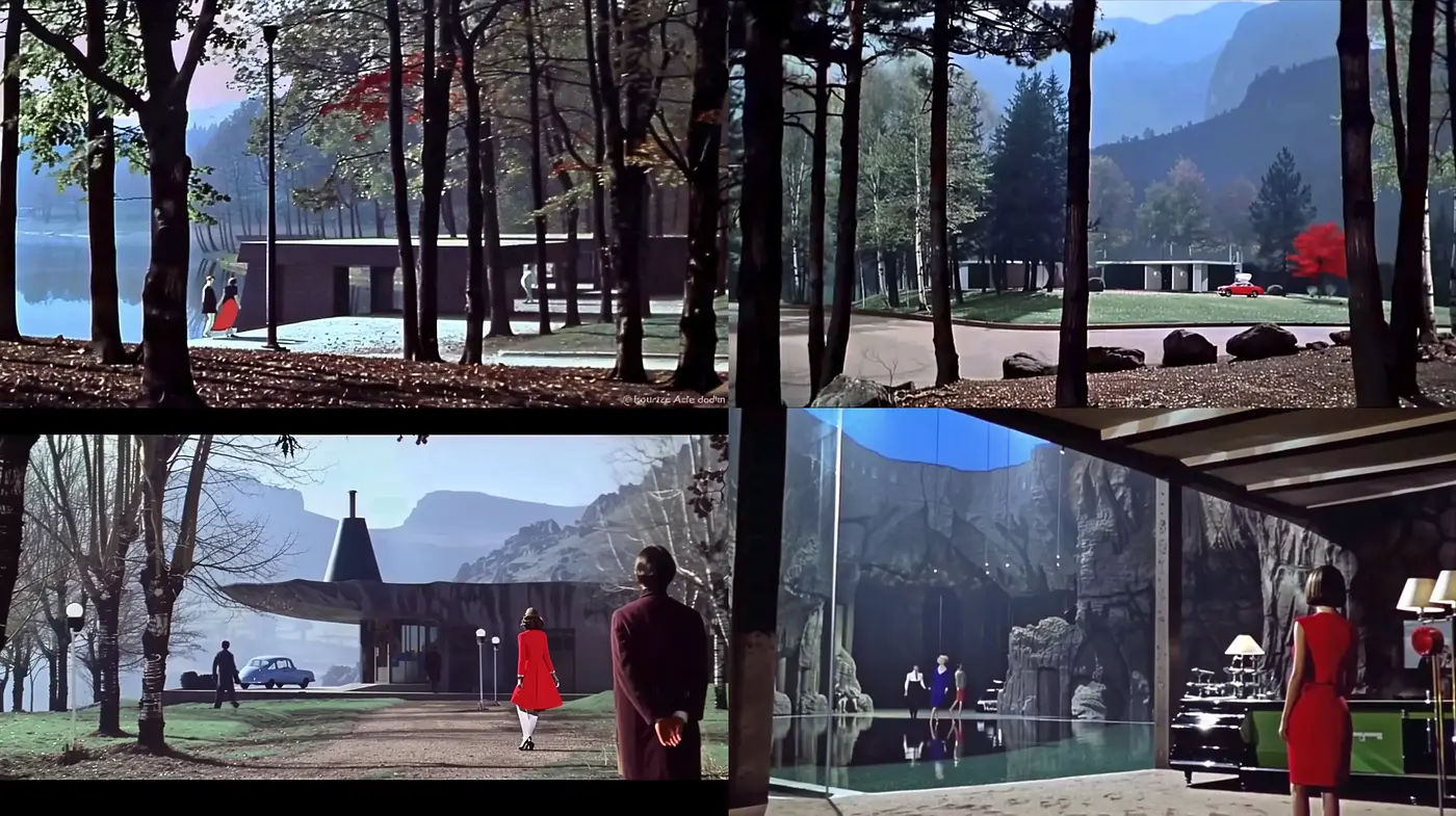 Cinematic Serenity with Dramatic Contrasts and Vivid Accents - Midjourney sref style