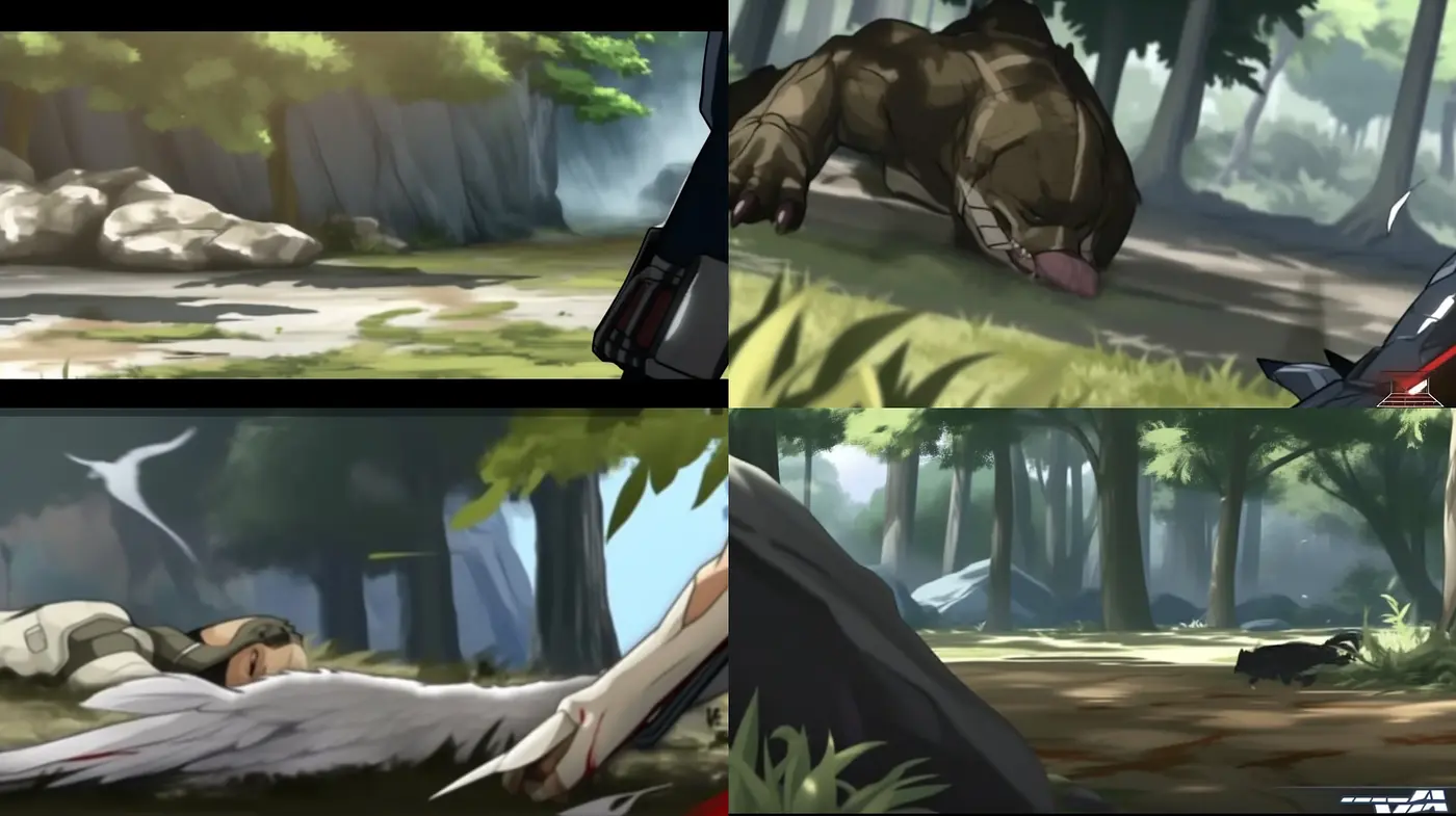 Ethereal Forest Ambiance with Stylized Animation - Midjourney sref style