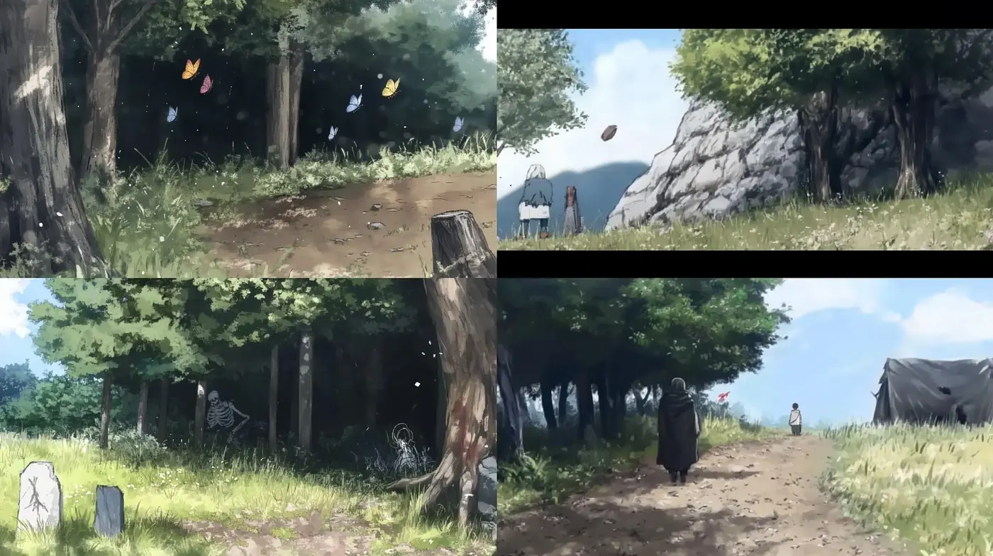 Consistent Essence of Idyllic Anime-Inspired Landscapes - Midjourney sref style