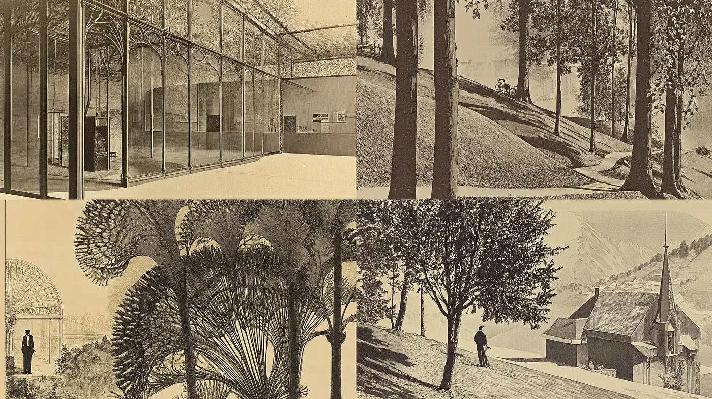 Sepia Toned Nostalgia: A Homage to Early Twentieth Century Etchings - Midjourney sref style