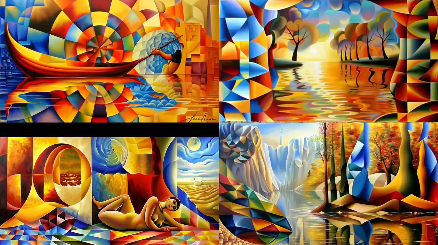 Kaleidoscopic Dreamscape Fusion - Midjourney sref style