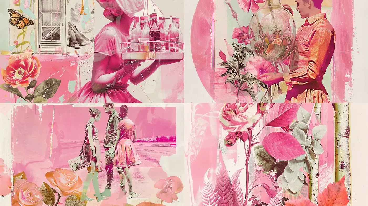 Whimsical Botanical Dreamscapes in Pastel Hues - Midjourney sref style